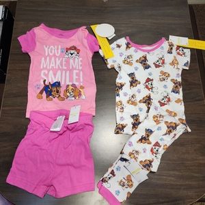 Girls Paw Patrol Pajamas- Size 4T